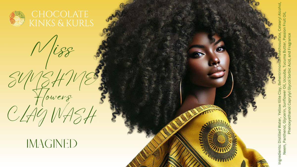 Miss Sunshine Flowers Clay Wash – Chocolate Kinks & Kurls