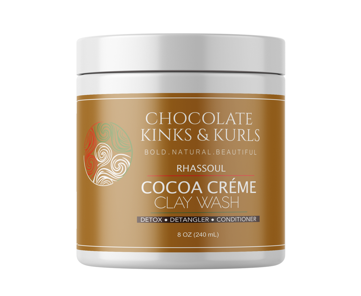 RHASSOUL Cocoa Crème Clay Wash – Chocolate Kinks & Kurls