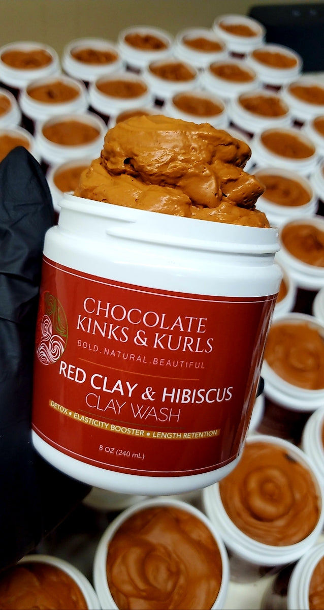 Red Clay & Hibiscus Clay Wash