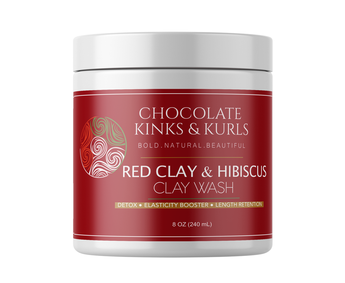 Red Clay & Hibiscus Clay Wash Chocolate Kinks & Kurls